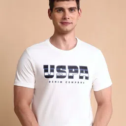 U.S. Polo Assn. Denim Co. Men Brand Logo Printed Muscle Fit Cotton T-shirt image 5
