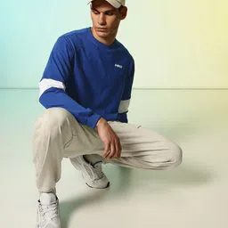 HRX by Hrithik Roshan Round Neck Colourblocked Sweatshirt image 4