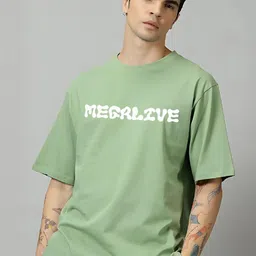MEGAKART Men Sea Green Pure Cotton Tshirts-picture-25