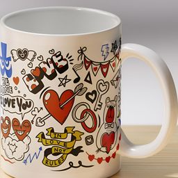 Gift4You Multicoloured Ceramic Cups-picture-32