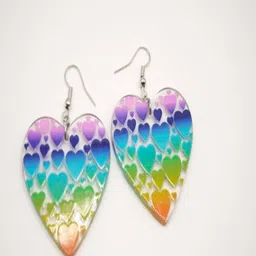 SAPRAA TRENDS Heart Shaped Drop Earrings-picture-27