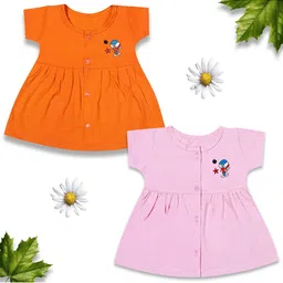 KIDEEZGUILD Girls Pack Of 2 Fit & Flare Dress-picture-20