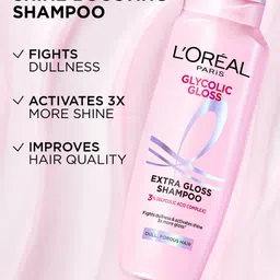 LOreal Paris Glycolic Gloss Shampoo with Glycolic Acid for Dull & Porous Hair - 1 L image 5