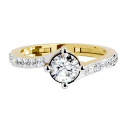 Sparkles 14KT Gold Diamond Studded Ring- 0.76 gm-picture-42
