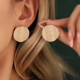 SALTY Grandeurs Luxury Circular Studs-picture-18