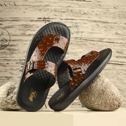 Hitz Men Leather Buckle Sandals image 1