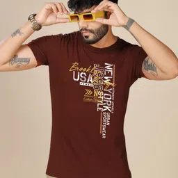 INKMAN Men Printed Bio Finish T-shirt-image-2
