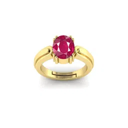 RRVGEM Unisex Pink Brass Finger Ring-picture-24