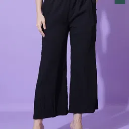 kintu parantu Women Pack Of 2 Relaxed High-Rise Trousers-image-9