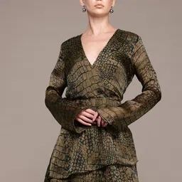 MANGO Animal Print Layered Mini Dress-picture-38