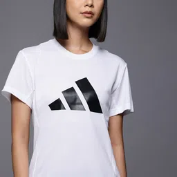 ADIDAS Women Brand Logo Printed Run It T-shirt-image-30