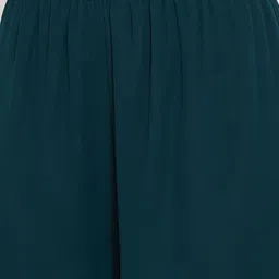 PANIT Women Green & Gold-Toned Printed Kurta with Sharara & Dupatta image 3