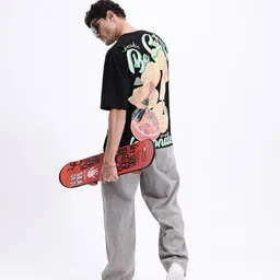 Kook N Keech Graphic Print Oversize Pure Cotton T-shirt image 3