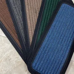 AMRO BEAUTILITY NEEDS 3-Pcs Grey Textured Anti-Skid Floor Mats image 5