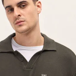 THE BEAR HOUSE Men Solid Cotton Sweatshirts image 5