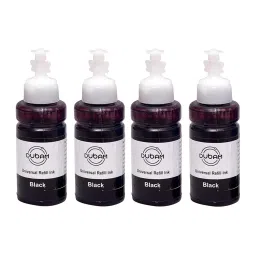 Dubam T6641 Black Refill Ink for Epson L110, L130, L210, L220, L310, L350, L355, L361, L360, L361, L365, L380, L385, L405, L455, L485 Printers (Black Ink 4 Pcs)-image-53