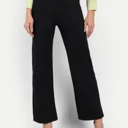 Broadstar Black Relaxed Fit High Rise Trousers-picture-19