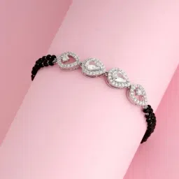 GIVA 92.5 Sterling Silver Mangalsutra Bracelet for Women-picture-23