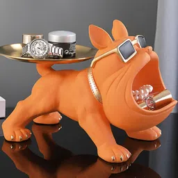 SMOKEY COCKTAIL Orange Figurine Showpiece-image-34