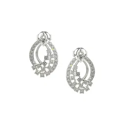 VALANOVA 18K White Gold 0.54 Ct Lab Grown Diamond Earrings-image-53