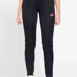 adidas Black Striped Sports Track Pants-image-20