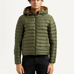 Levi's Olive Slim Fit Hooded Jacket image 3