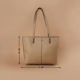 Ginger by Lifestyle PU Structured Tote Bag image 4