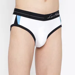 La Intimo Pack Of 2 Mid Rise Antimicrobial Basic Briefs LIBR070B image 2