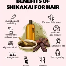 my trend Ayurvedic Luxury Shikakai Powder For Hair 100Gm, Shikakai (Acacia concinna) Powder for Hair Care | Controlling Hair Fall & Dandruff | Suitable for All Hair Types image 3