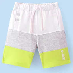 Babyhug Cotton Looper Knit Shorts With Cut & Sew Pattern - Multicolour-picture-27