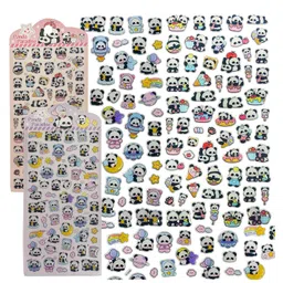 FunBlast Panda Theme 3D Kawaii Stickers SetPack of 2 Sheets Multicolor-image-17