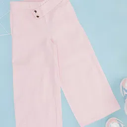 Pantaloons Junior Cotton Solid Trousers - Light Pink-picture-16