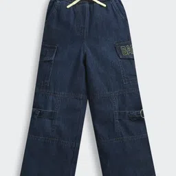 Barbie by Tiny Girl Denim Brand Name Printed Jeans - Dark Blue-picture-19