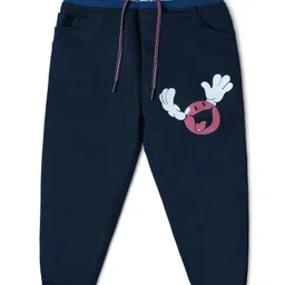 Nino Togs Denim Smiley Printed Jeans - Navy Blue-picture-12