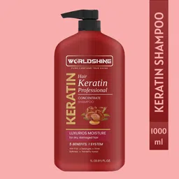 WORLDSHINE Hair Keratin Shampoo For Damaged Hair - 1000 ml-picture-10
