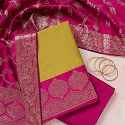 Koskii Ethnic Motifs Printed Unstitched Dress Material-picture-36