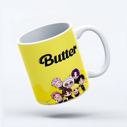 Mr UVD White & Yellow Printed Ceramic Matte Mugs-picture-35