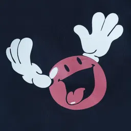 Nino Togs Denim Smiley Printed Jeans - Navy Blue image 4