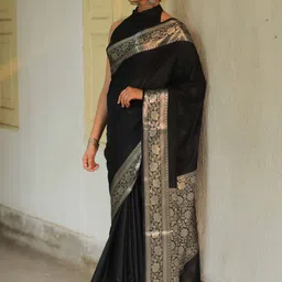 Snofi Creation Woven Design Zari Kanjeevaram Saree image 2