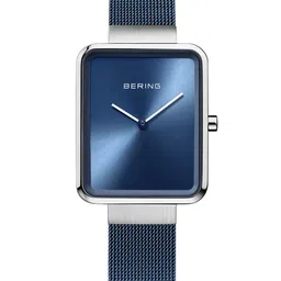 BERING Women Blue Dial & Blue Stainless Steel Bracelet Style Analogue Watch 14528-307-picture-35