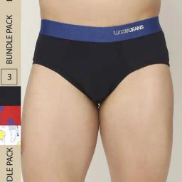 UnderJeans by Spykar Assorted Printed Briefs - Pack of 3-picture-0