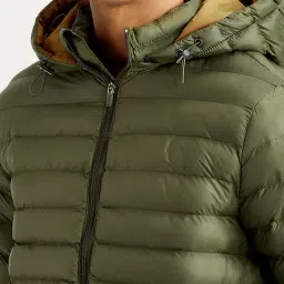 Levi's Olive Slim Fit Hooded Jacket image 5
