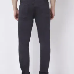 Spykar Dark Grey Cotton Slim Fit Jeans image 2