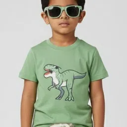 Biglilpeople Boys Printed T-shirt with Shorts image 5