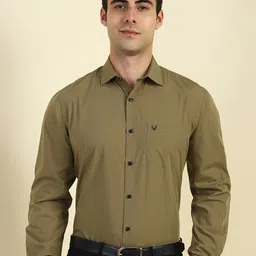 Allen Solly Men Slim Fit Spread Collar Opaque Cotton Formal Shirt-picture-21