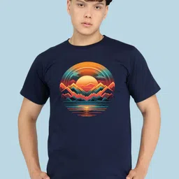 BRAWNY BATTLER Graphic Printed Round Neck Cotton T-shirt-picture-12