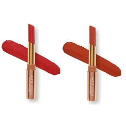 ME-ON Set of 2 Matte Vogue None-Transfer Lipsticks - Shade 07 & 15-picture-22