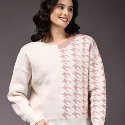 R.Code by The Roadster Life Co. Women Woollen Pullover-picture-18