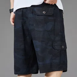 StyleCast x Revolte Men Cotton Camouflage Printed Shorts image 4