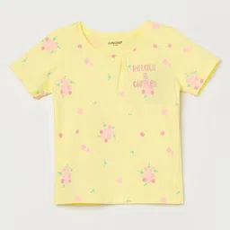 Juniors by Lifestyle Girls Cotton Printed T-shirt-image-56